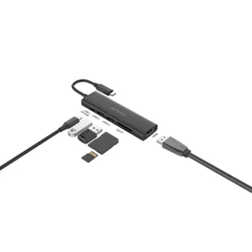 A4Tech DST-60C Black 6-in-1 Docking Station price in Pakistan product image