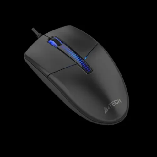 Buy A4tech N-530S Black Illuminated Blue Backlit Wired Mouse online in Pakistan at WaddaGamer