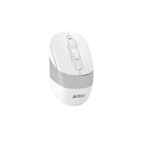A4tech pc gear A4tech FB10CS Grayish White 2400 DPI Wireless office Mouse front view