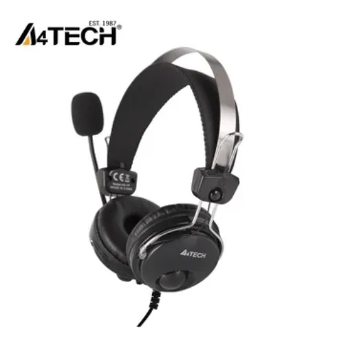 A4tech HS-7P Comfort Fit Stereo Noise-cancelling Mic Headphone price in Pakistan product image