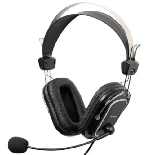 A4tech audio A4tech HS-50 Stereo Noise Cancelling Mic Headphone front view