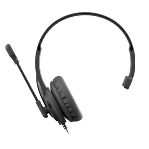 A4tech audio A4tech HS-11 Mono Noise Cancelling Unidirectional Mic & Headphone front view