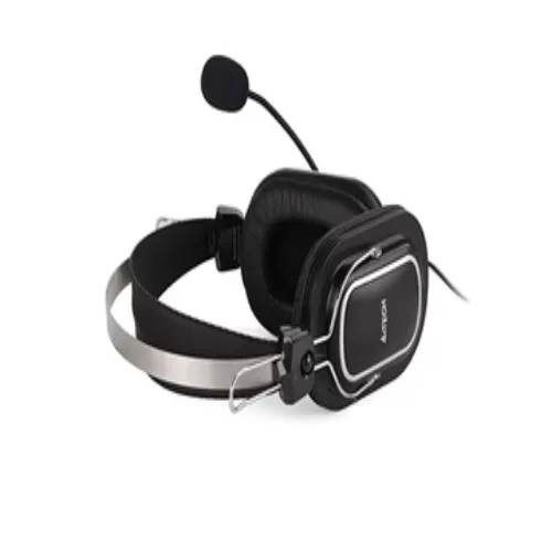 A4tech headphones A4tech HU-50 Black Single-Directional Mic Wired Headset front view