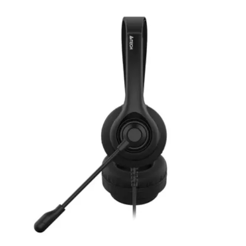 Buy A4tech HU-8 Black DSP Stereo Light Weight Wired Headset online in Pakistan at WaddaGamer
