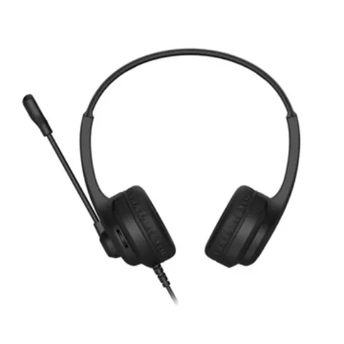A4tech HU-8 Black DSP Stereo Light Weight Wired Headset price in Pakistan product image