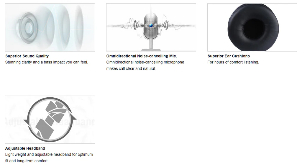 A4tech HS-30 Noise Cancelling Mic Headphone image 4