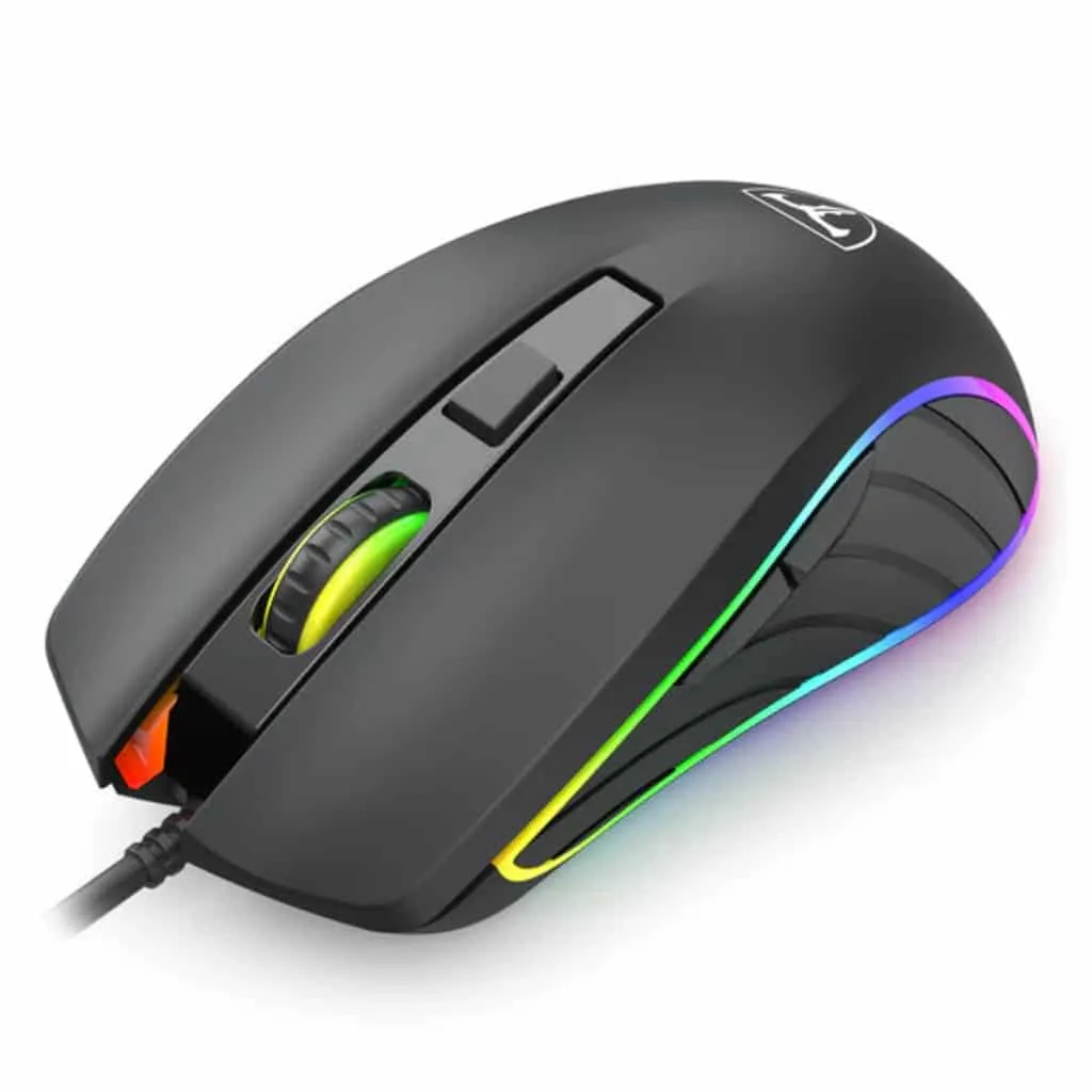 T-Dagger pc gear T-Dagger TGM115 ZEPHYR Gaming Mouse front view