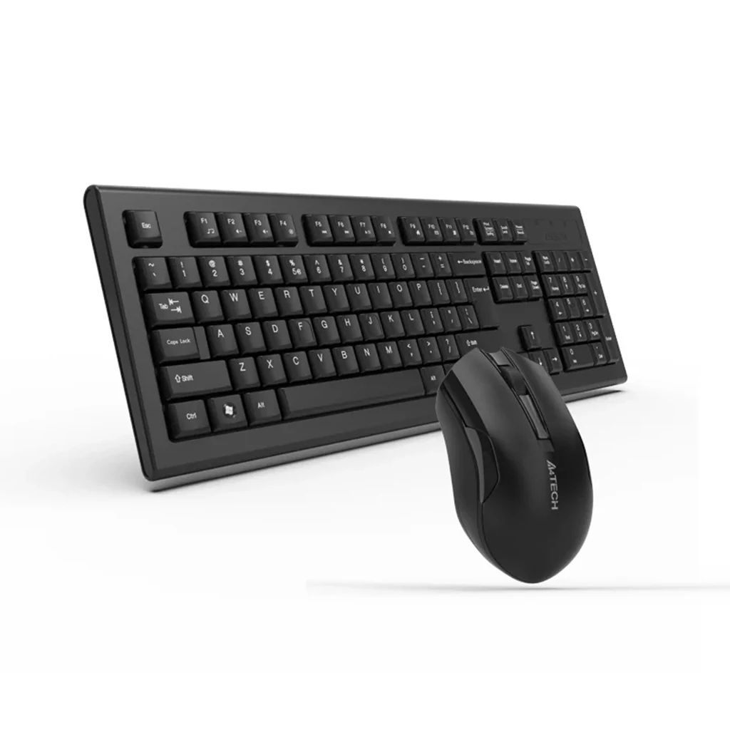 A4tech pc gear A4tech 3000NS 2.4G Wireless Keyboard And Mouse Office Combo front view