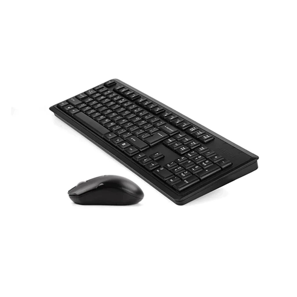 Buy A4tech 4200NS Wireless Silent Mouse & Full Size Keyboard Office Combo online in Pakistan at WaddaGamer