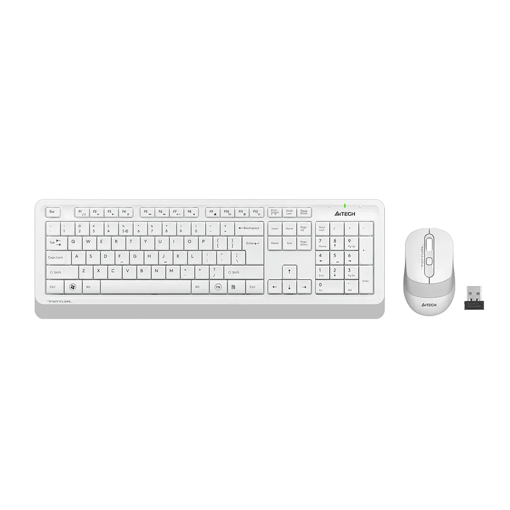 A4tech FG1010S Fstyler Wireless FN Hot Keys Keyboard And 2000 DPI Mouse Combo price in Pakistan product image