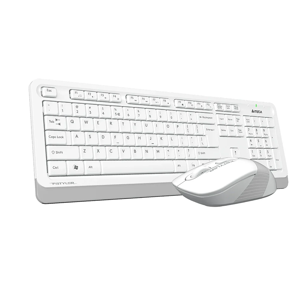 A4tech pc gear A4tech FG1010S Fstyler Wireless FN Hot Keys Keyboard And 2000 DPI Mouse Combo front view