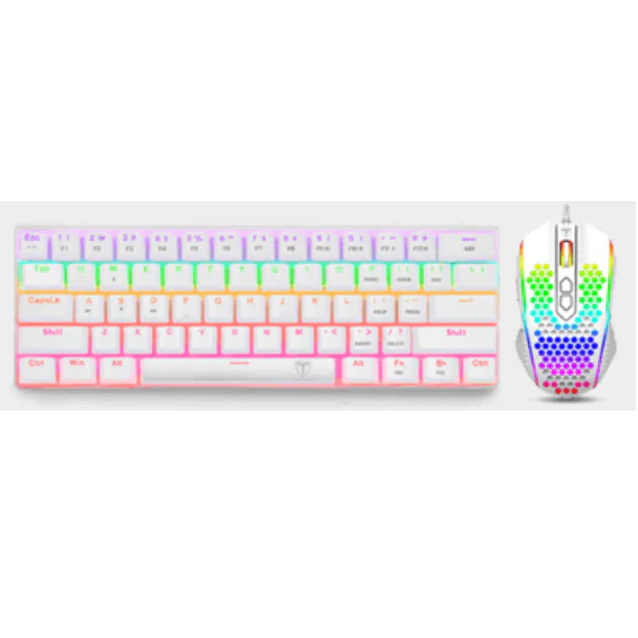 Buy T-Dagger TGS008 White 2-in-1 Gaming Combo online in Pakistan at WaddaGamer