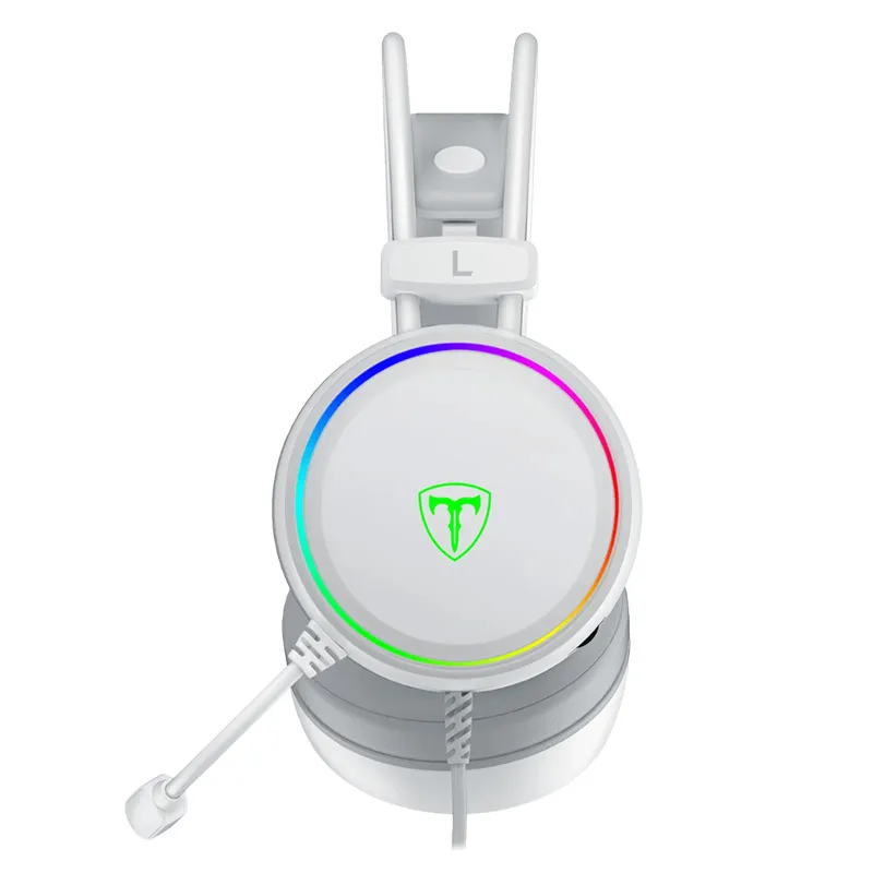 T-Dagger audio T-Dagger Sona TRGH304 White Gaming Headset front view