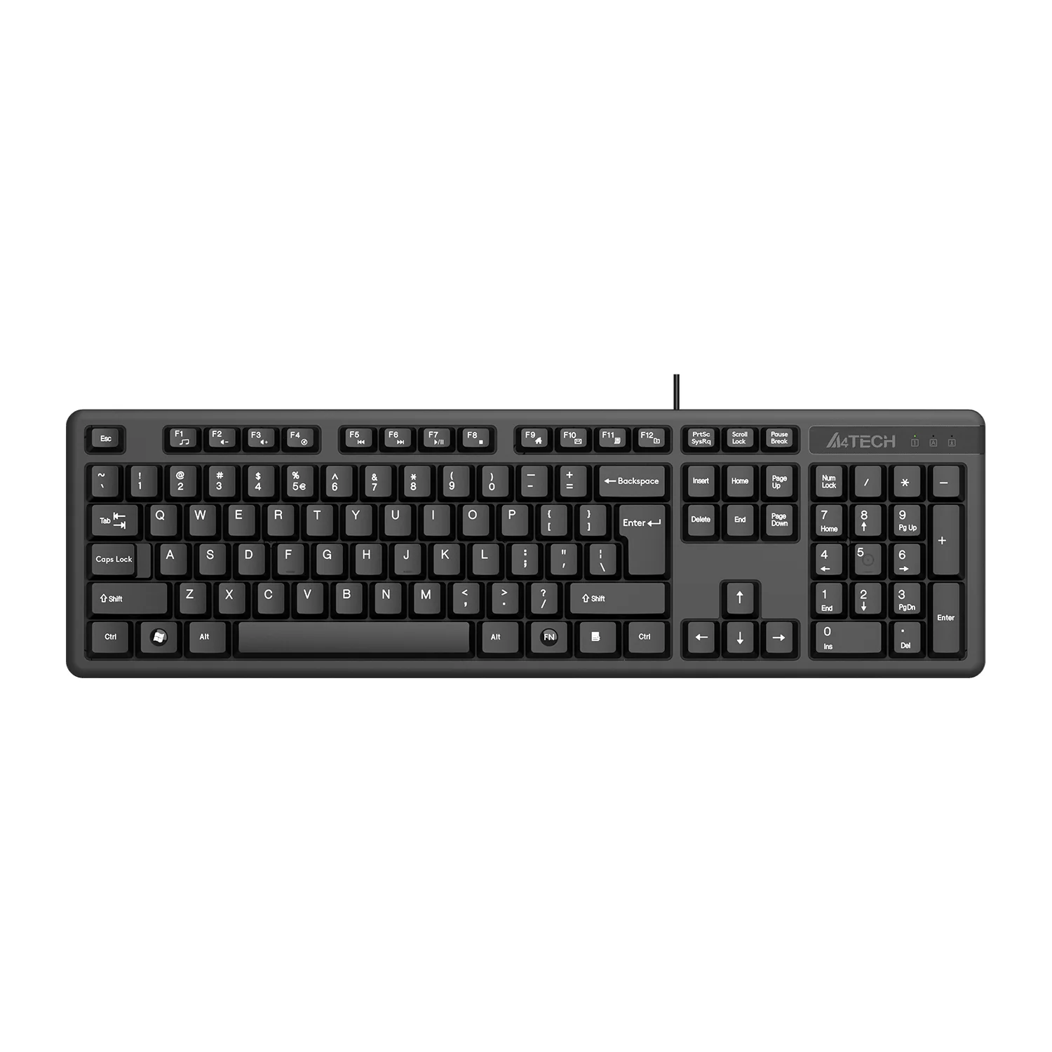 A4tech KK-3 Multimedia FN USB Wired Office Keyboard