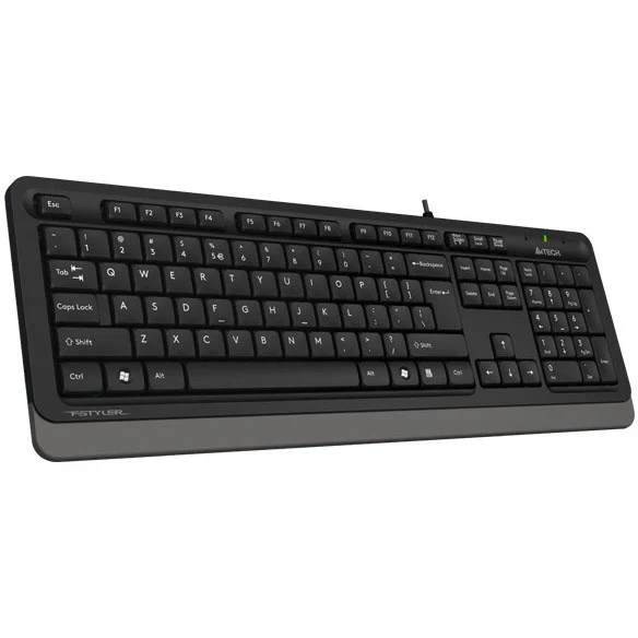 A4tech Fstyler FK10 Multimedia Comfort Keyboard - Grey