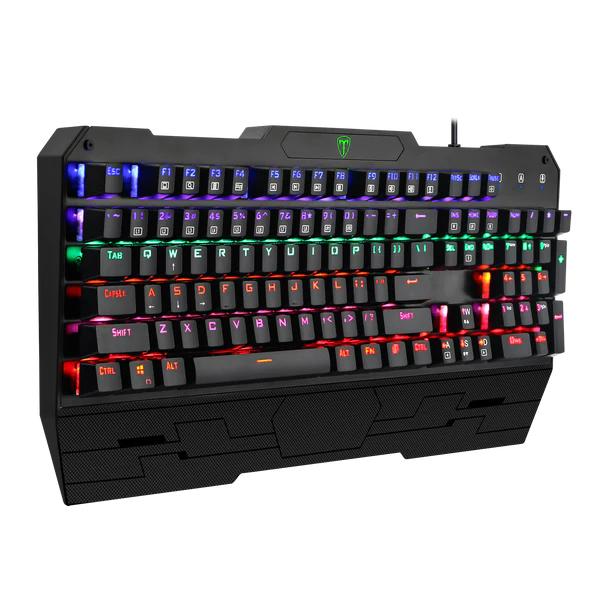 T-Dagger pc gear T-Dagger Battleship TGK301 Gaming Keyboard front view
