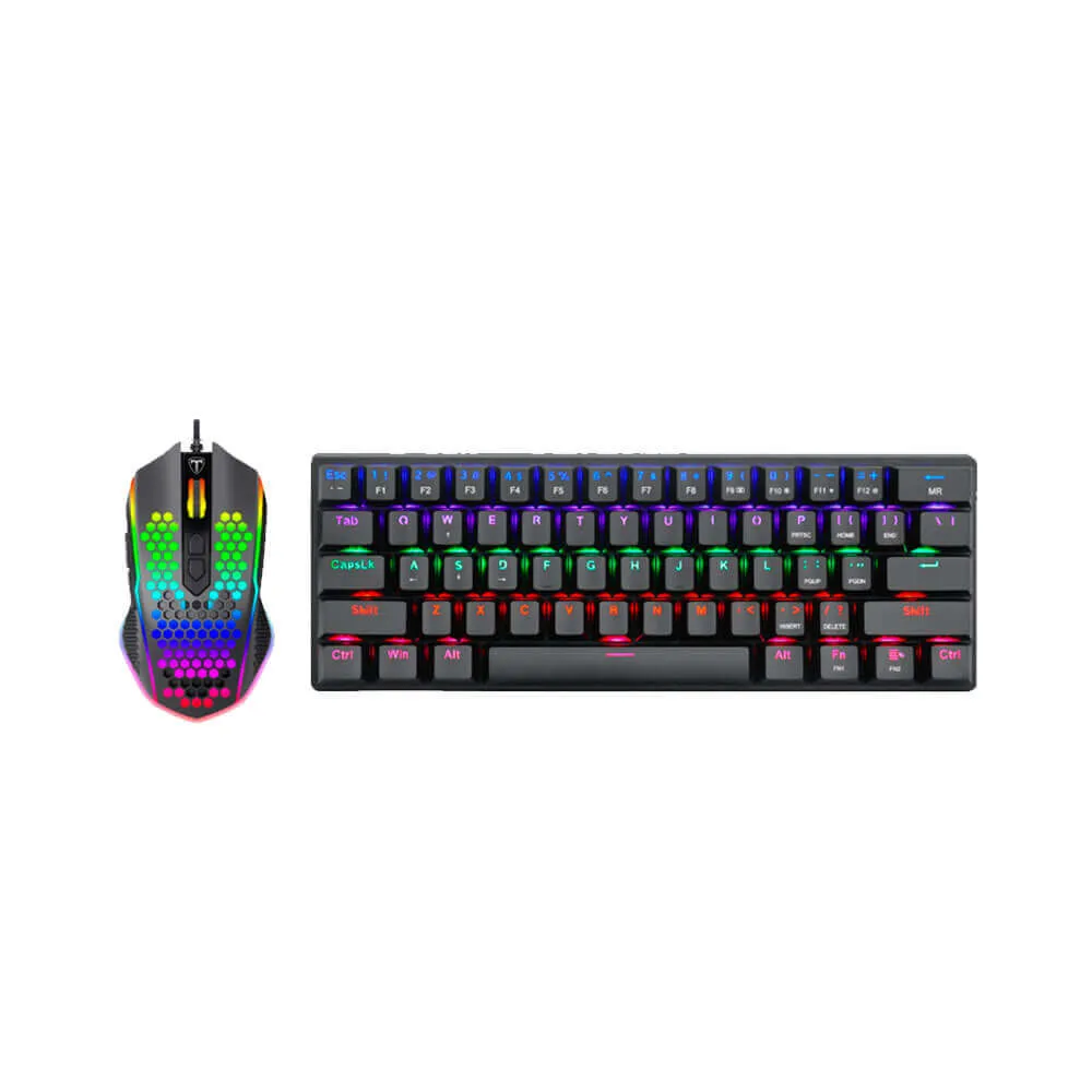T-Dagger TGS008 Black 2-in-1 Gaming Combo price in Pakistan product image