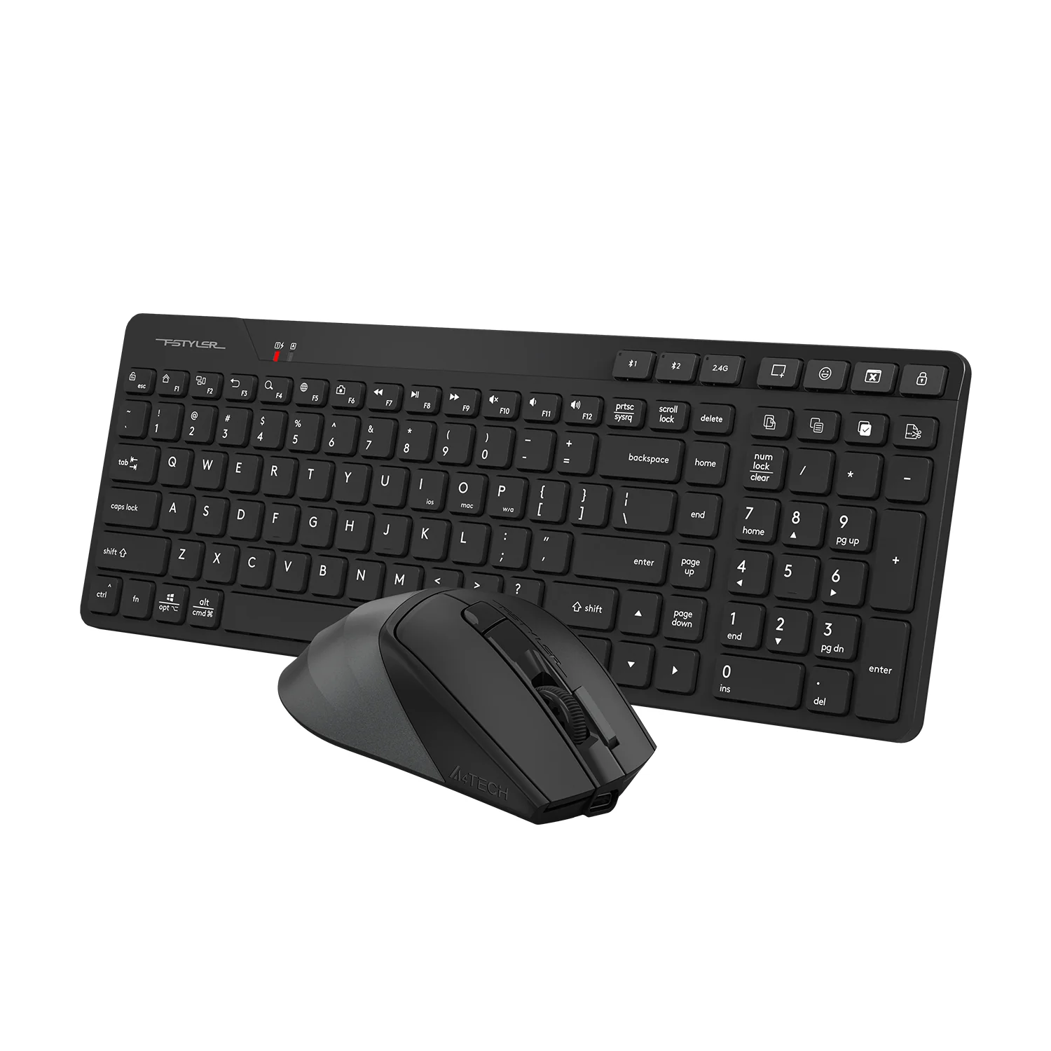 Buy A4tech FB2800C AIR2 Slient Click Mouse & Quite Key Keyboard combo online in Pakistan at WaddaGamer