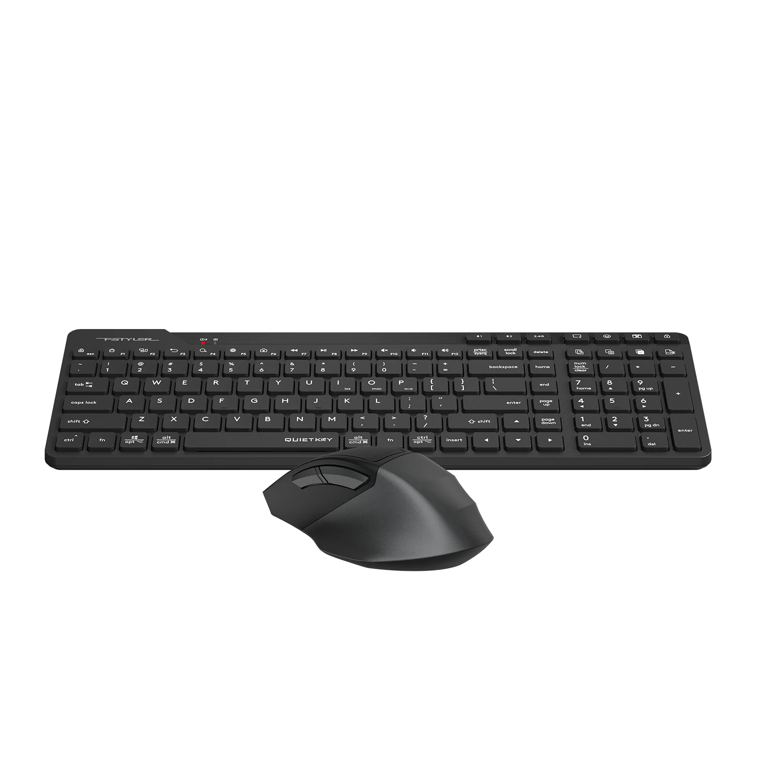 A4tech FB2800C AIR2 Slient Click Mouse & Quite Key Keyboard combo image 4