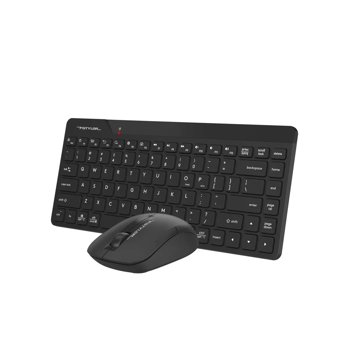 Buy A4tech FG2200 AIR2 Black Dual Mode Quite Key 2-in-1 Combo online in Pakistan at WaddaGamer
