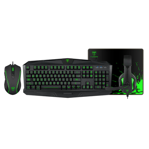 T-Dagger T-TGS002 4-in-1 Gaming Combo price in Pakistan product image