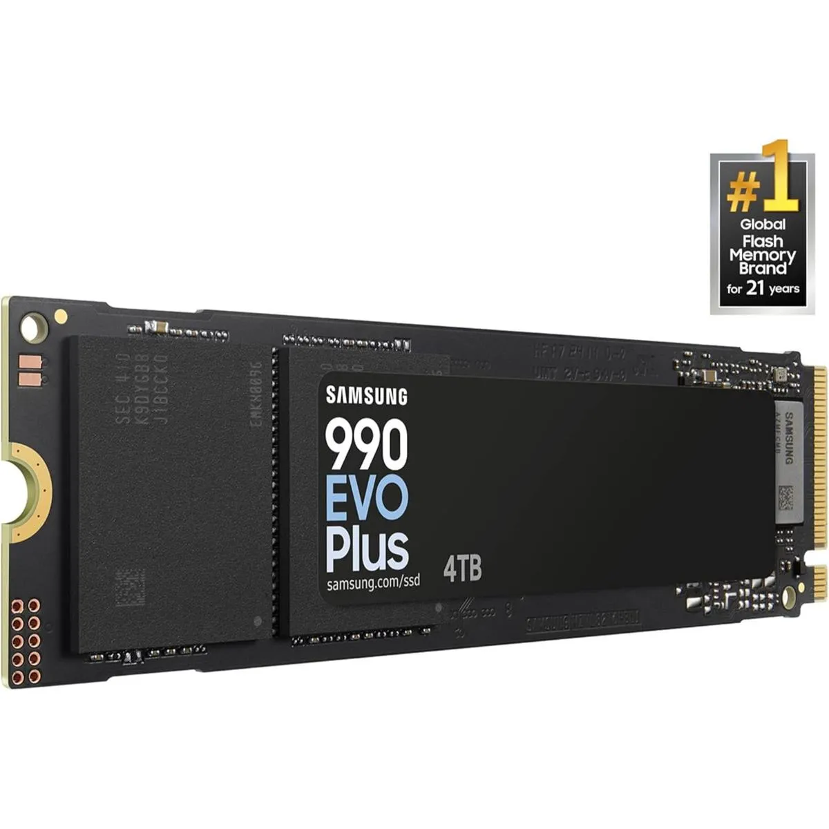 Samsung 990 EVO Plus 4TB SSD, PCIe Gen 4x4 | Gen 5x2 M.2 2280, Speeds Up-to 7,250 MB/s, Upgrade Storage for PC/Laptops, HMB Technology and Intelligent Turbowrite 2.0 price in Pakistan product image