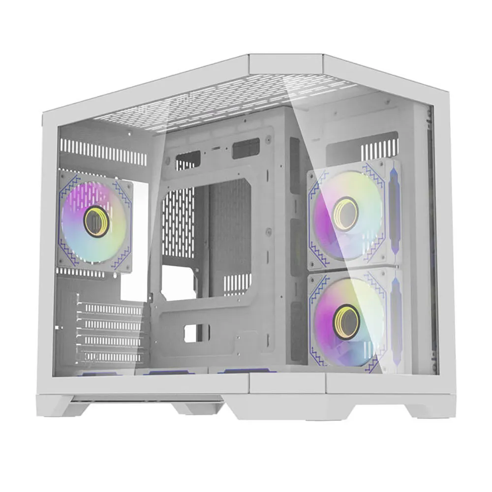 The Darkflash FT418 Small (White) Gaming PC Case price in Pakistan product image