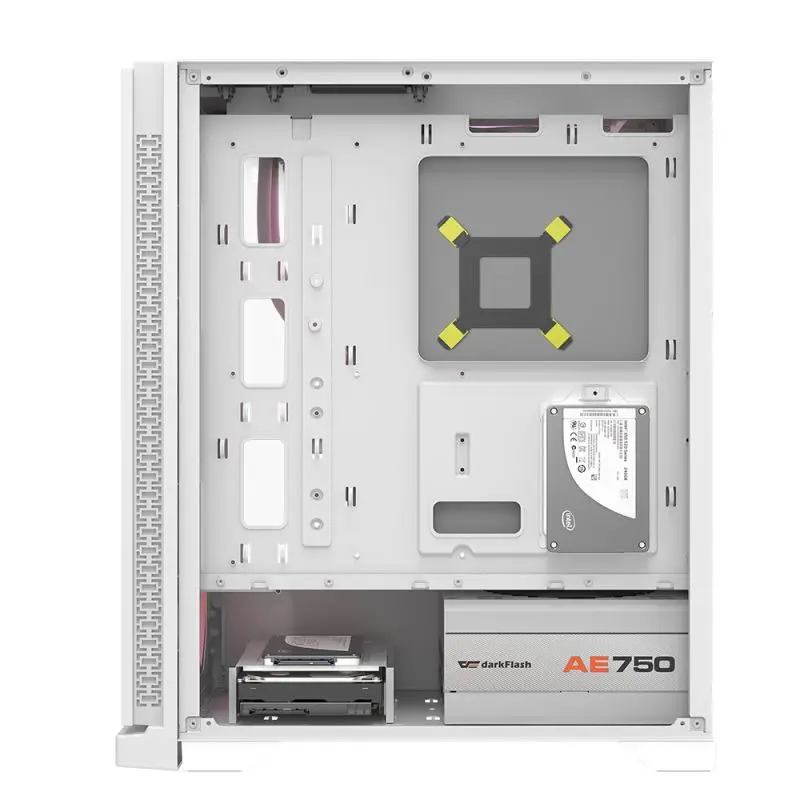 Darkflash DK361 (White) Hexagon Mesh ATX PC Case image 4