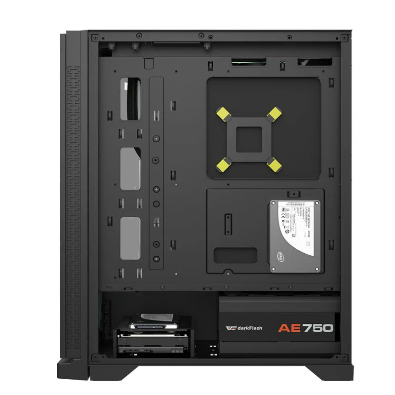 Darkflash DK361 (Black) Hexagon Mesh ATX PC Case image 4