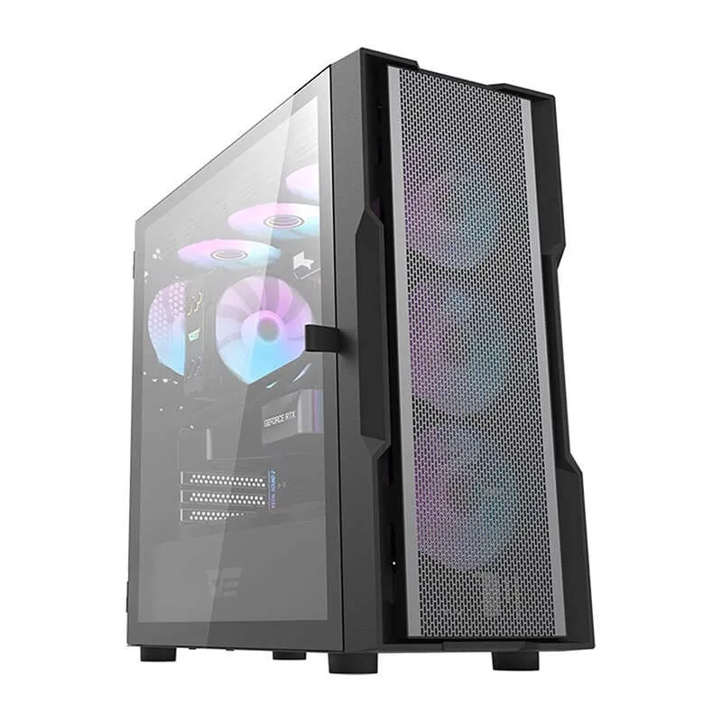 Darkflash DK431 (Black) RGB Mid-Tower ATX Gaming PC Case price in Pakistan product image