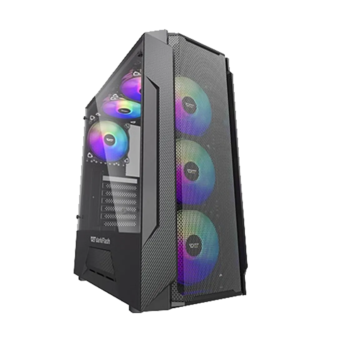 Darkflash LEO (Black) ATX Gaming Pc Case price in Pakistan product image