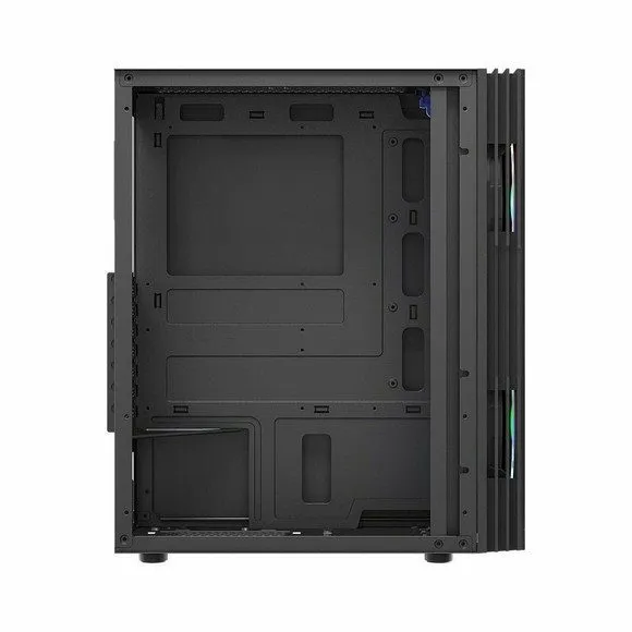 Darkflash pc gear Darkflash BF1 ATX (Black) Tempered Glass Panel Window Mid Tower Gaming Case front view