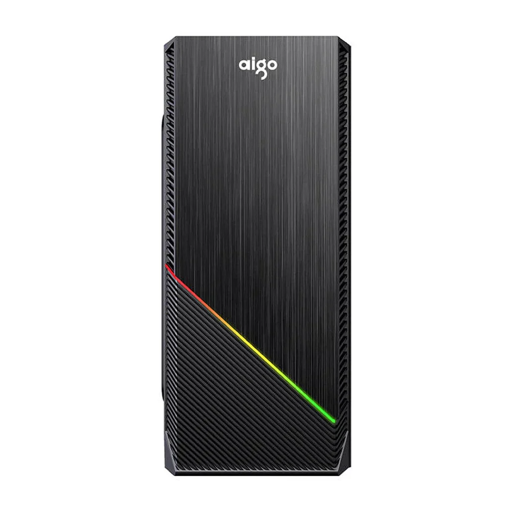 Darkflash AIGO Rainbow-1 (Black) Gaming PC Case image 4