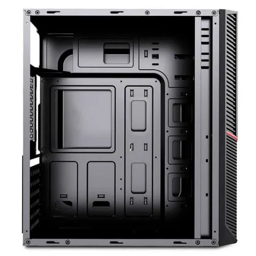 Darkflash pc gear Darkflash AIGO Rainbow-1 (Black) Gaming PC Case front view