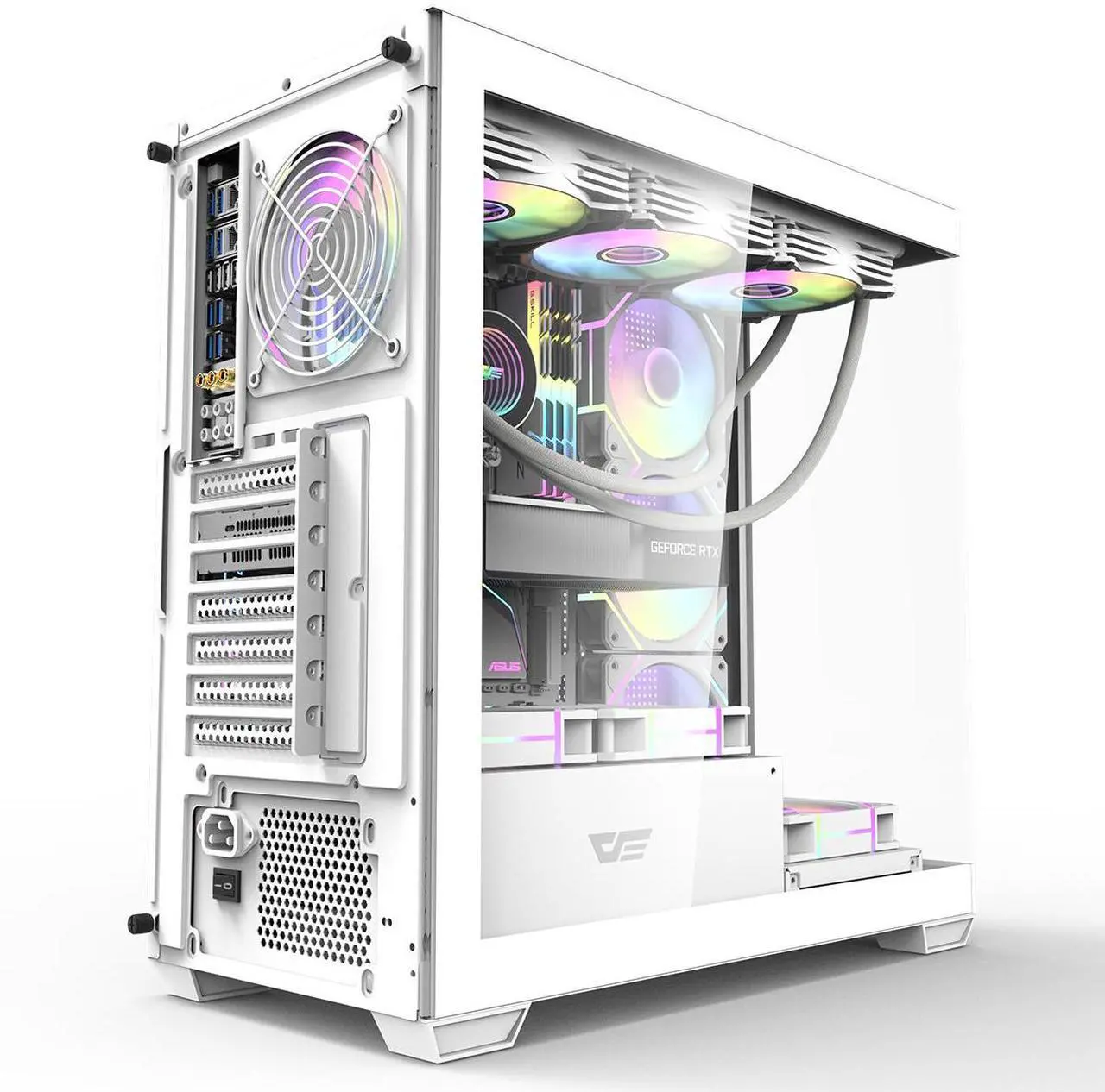 Buy Darkflash DS900 ATX (White) Mid-Tower PC Case online in Pakistan at WaddaGamer