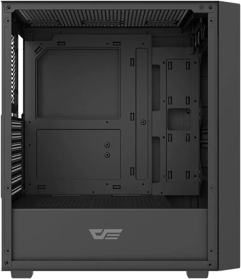 Darkflash DK353 (Black) ATX Tempered Glass High Airflow & 340mm GPU Gaming PC Case image 4