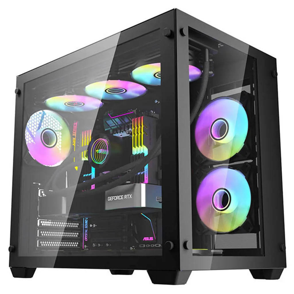 Darkflash C285 (Black) ATX Mid-Tower Gaming Case price in Pakistan product image