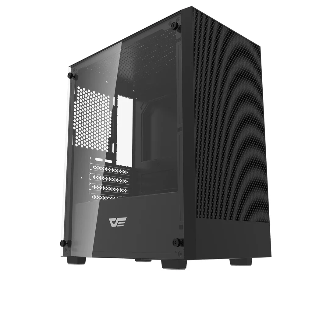 Buy Darkflash M305 (Black) Compact Micro-ATX with 3 ARGB Fans and 1-Side Tempered Glass & 7 Fan Support Gaming PC Case online in Pakistan at WaddaGamer