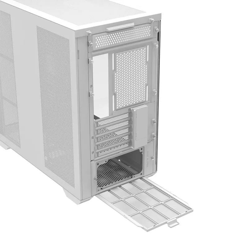 Darkflash DLX4000 (White) Mesh Selection E-ATX Tempered Glass PC Case image 4