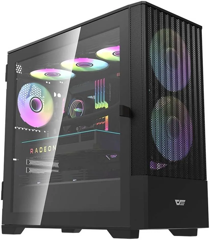 Darkflash DK415M M-Atx (Black) With 2x140mm Argb Fan Pc Case price in Pakistan product image
