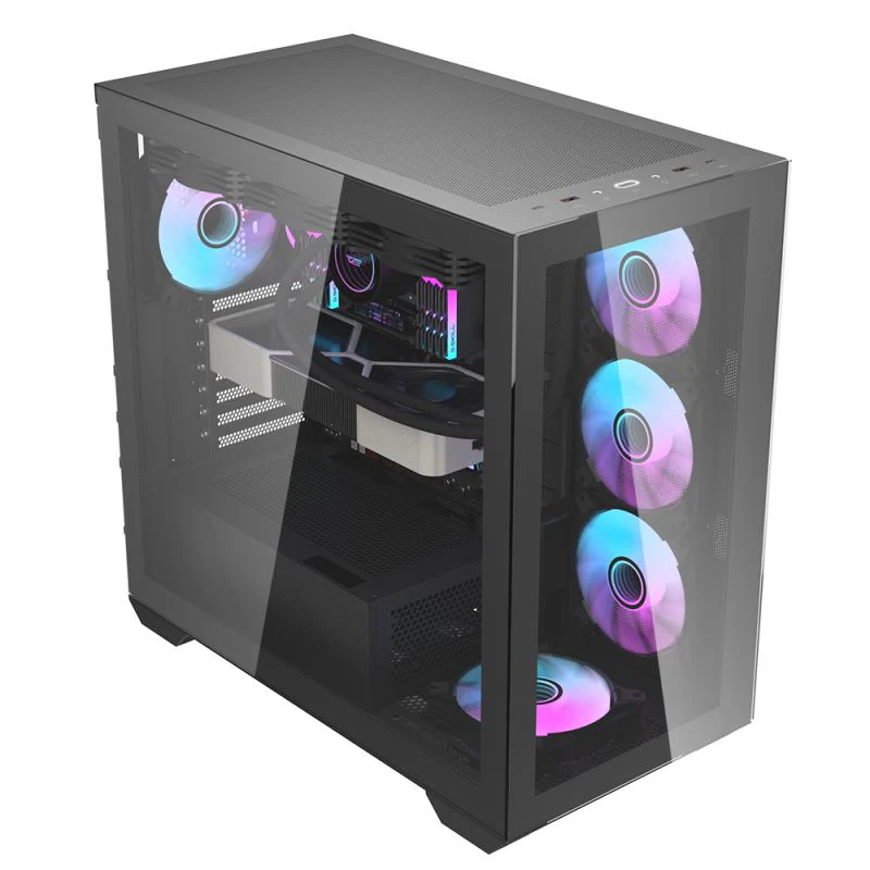 Buy Darkflash DLX4000 (Black) Mesh Selection E-ATX Tempered Glass PC Case online in Pakistan at WaddaGamer