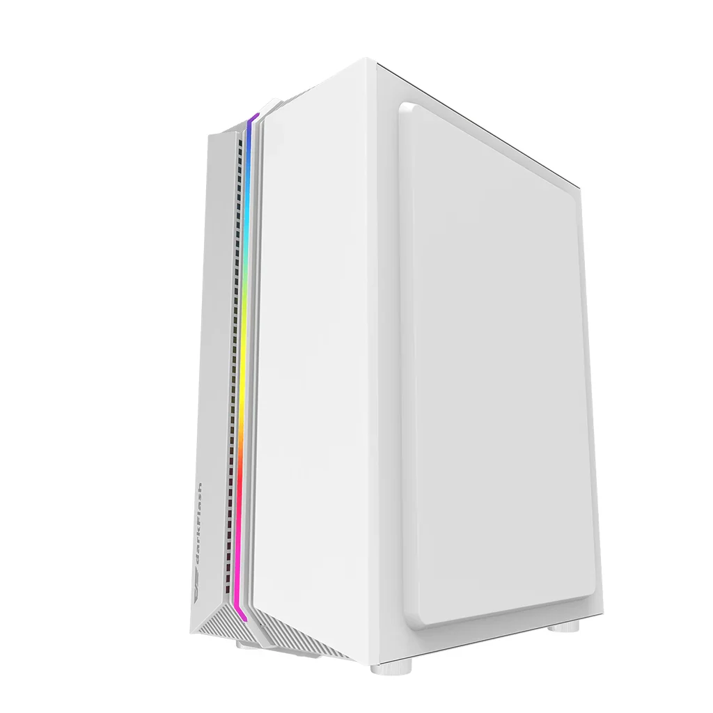 Darkflash DK151 (White) Mid-Tower Compact Airflow With & Top I/O Gaming Pc Case image 4