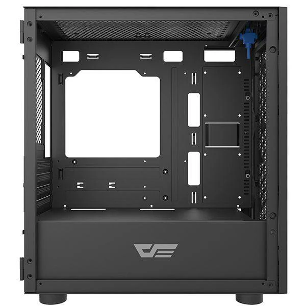 Darkflash pc gear Darkflash DLM21 (Black) MESH Micro ATX Mini ITX Tower PC Case front view