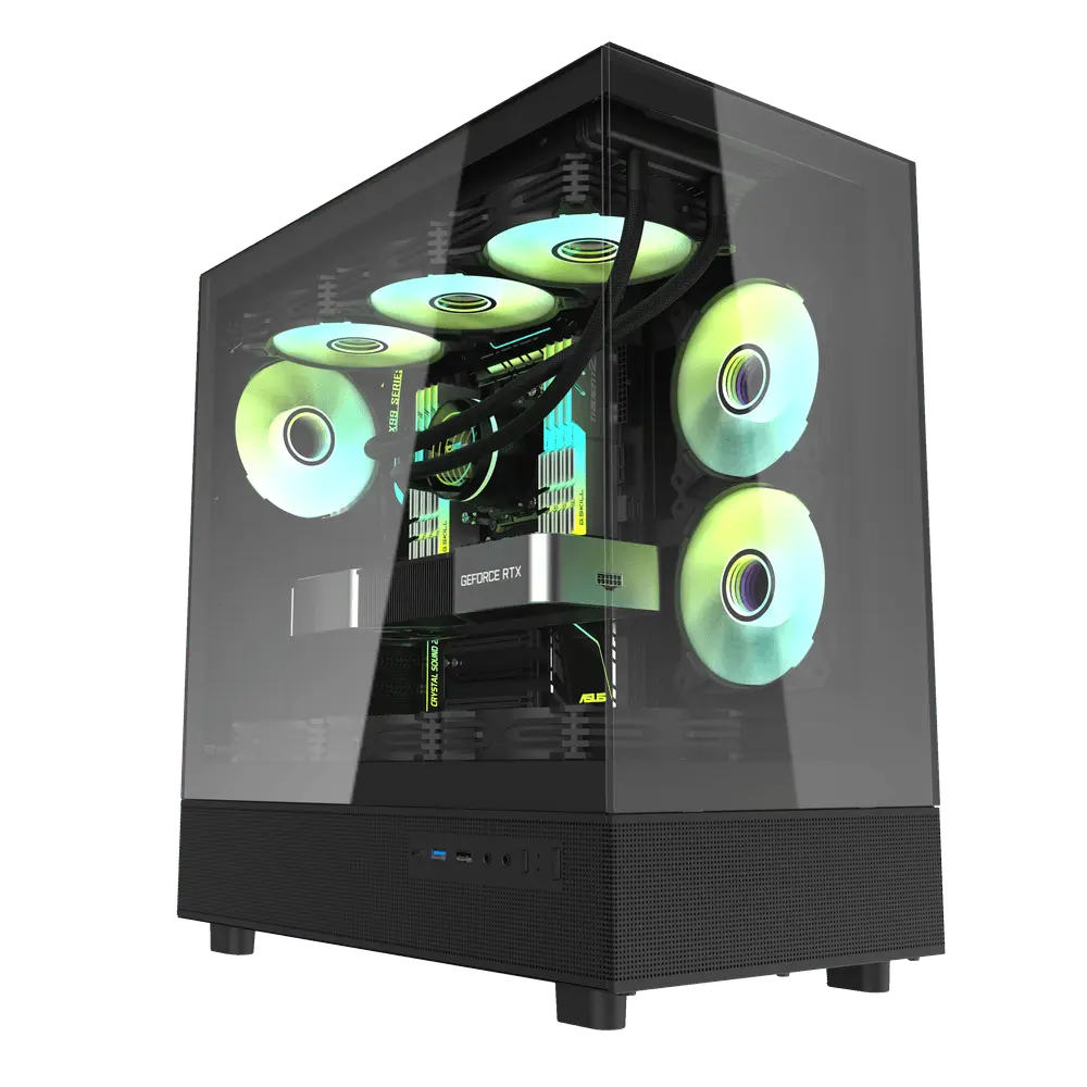 Darkflash DPX90 (Black) Mid-Tower Cabinet ATX PC Case price in Pakistan product image
