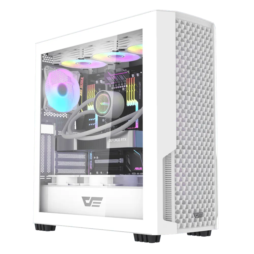 Darkflash DF2100 (White) ATX Gaming PC Case price in Pakistan product image