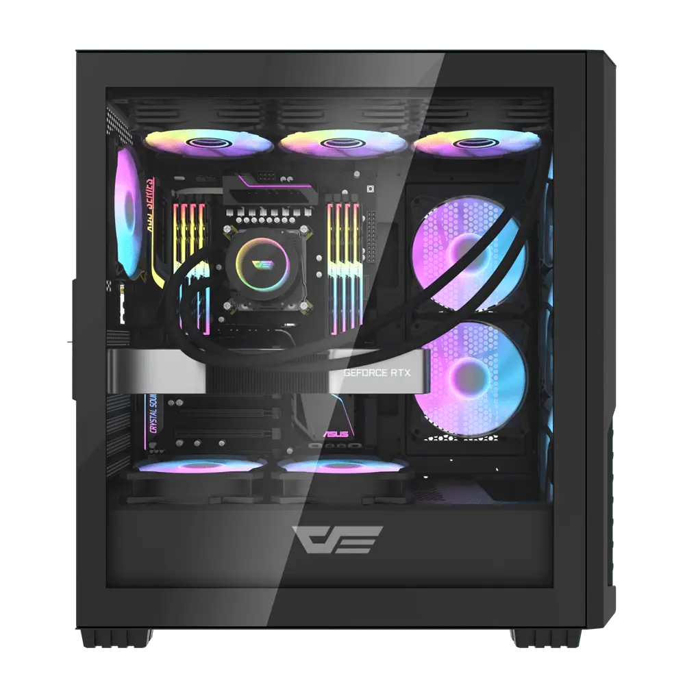 Buy Darkflash DF2100 (Black) ATX Gaming PC Case online in Pakistan at WaddaGamer