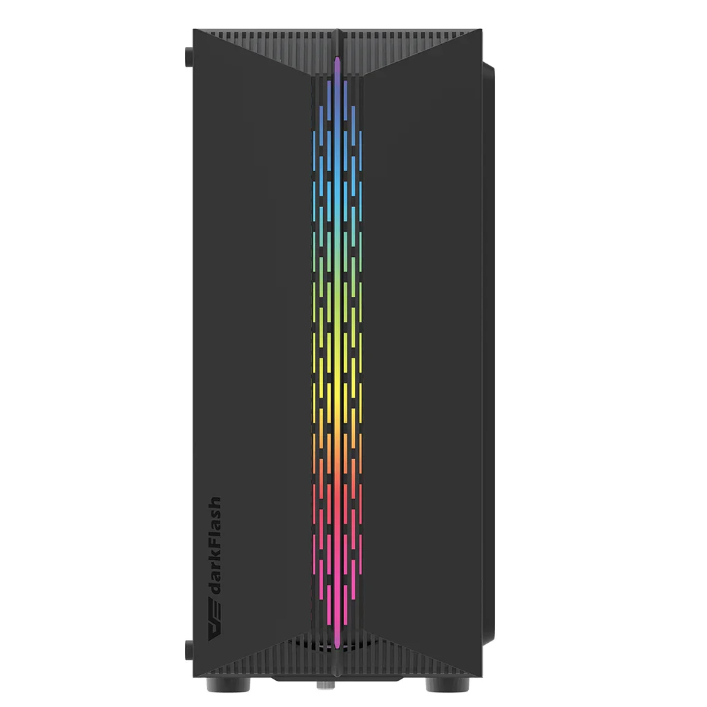 Darkflash DK151 (Black) Side Tempered Glass With up to 290 mm GPU Support Mid-Tower Pc Case image 4