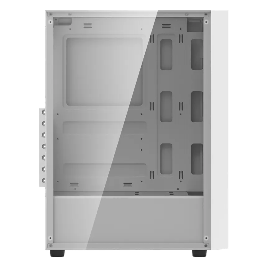Darkflash pc gear Darkflash A290 (White) Mid-Tower ATX Gaming PC Case front view
