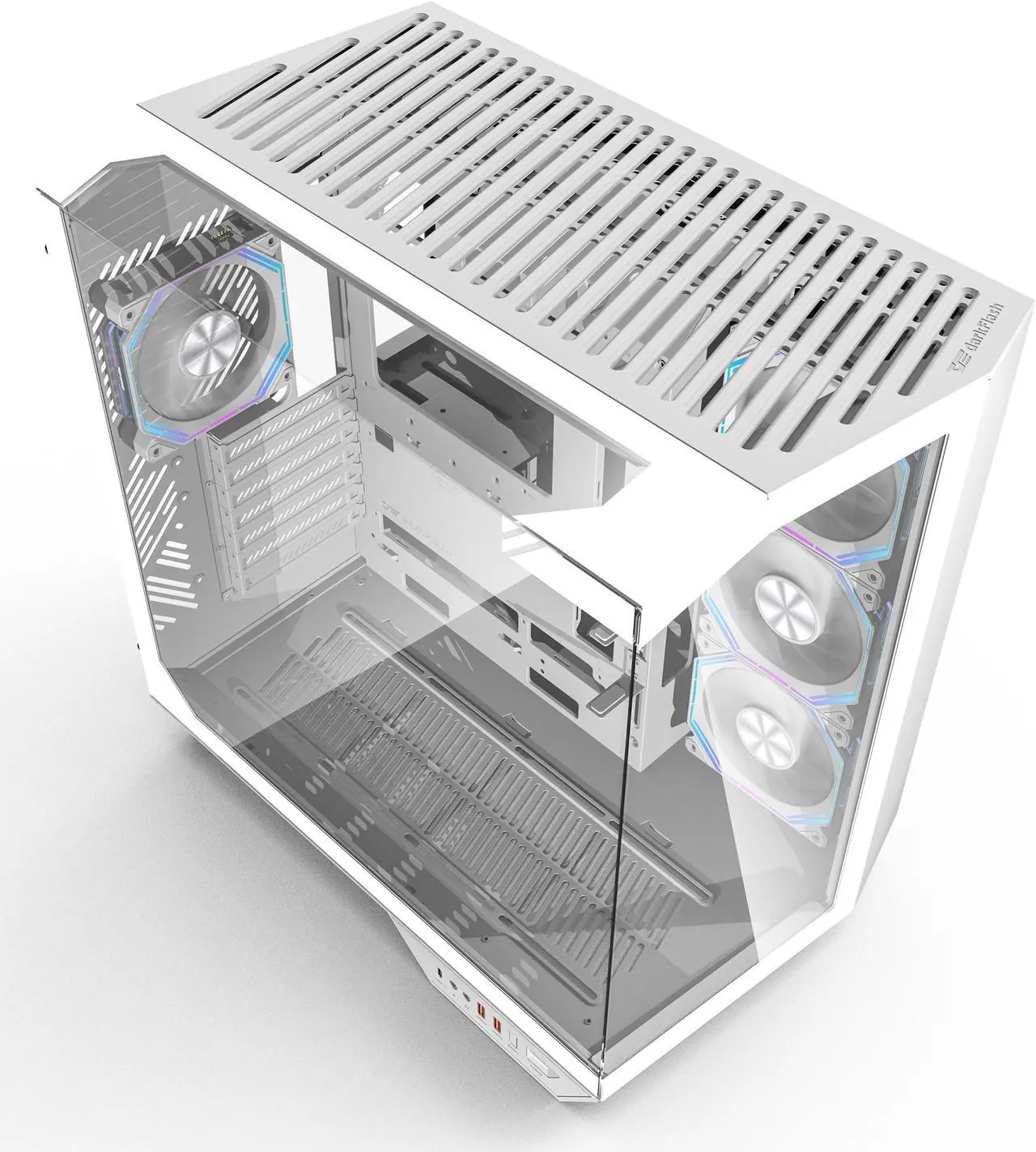 Buy Darkflash DY470 (white) Full-Tower ATX Gaming Case online in Pakistan at WaddaGamer