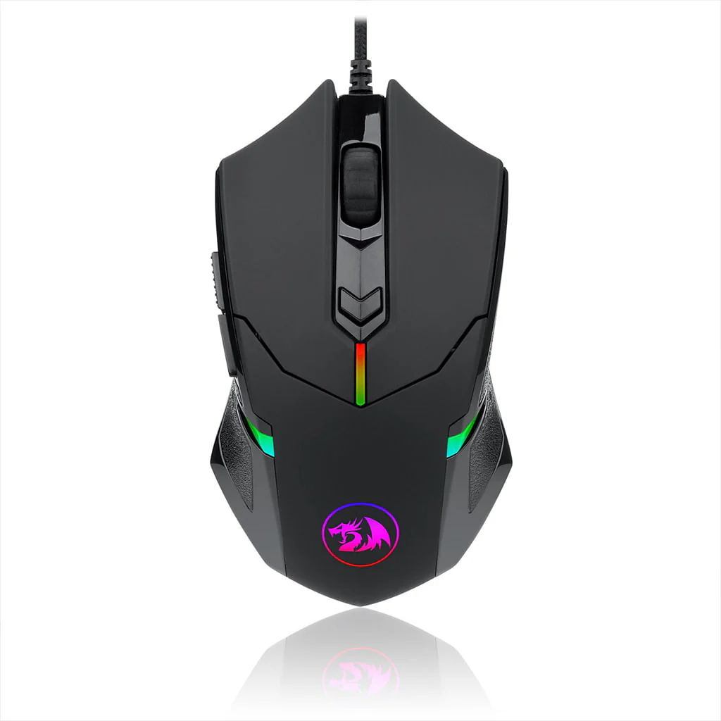 Redragon M601 Centrophorus Black RGB 7200 DPI Gaming Mouse price in Pakistan product image